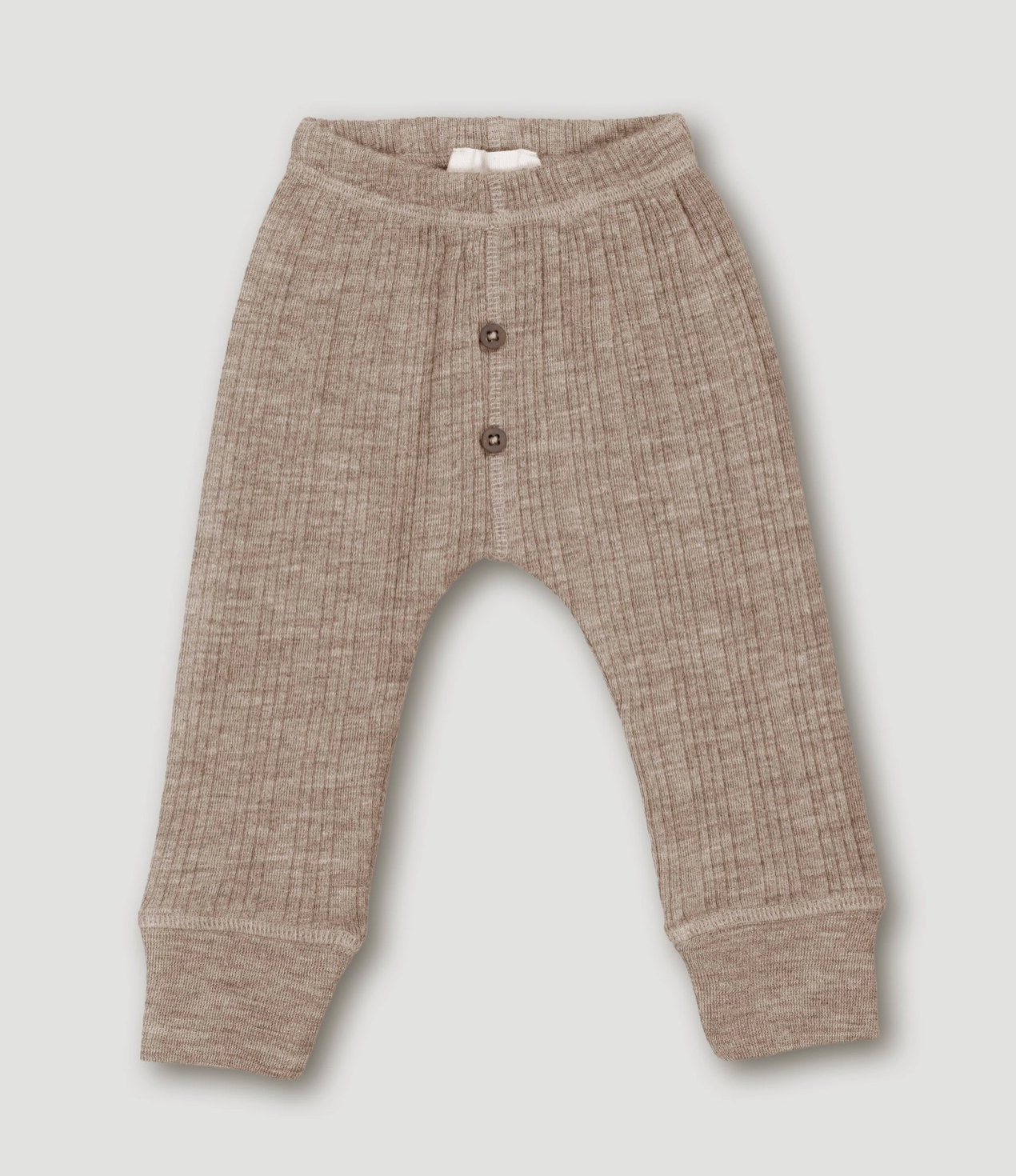Wool Rib Leggings Sand
