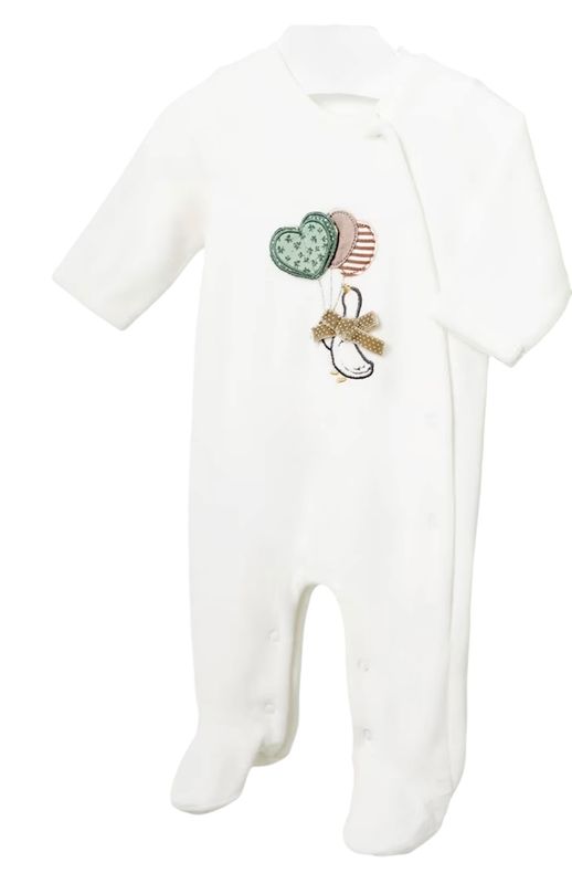 2781 Velour footie