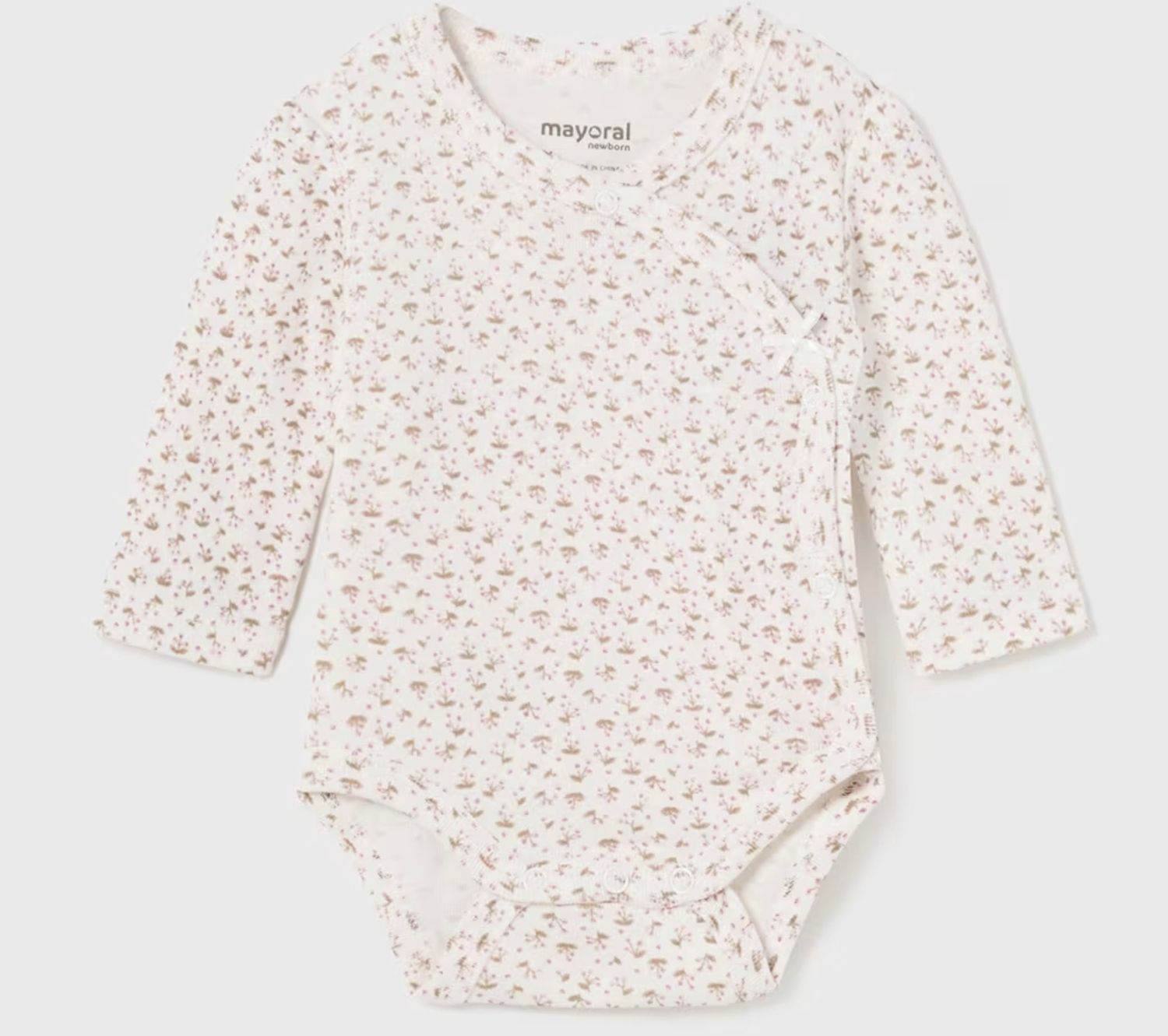 2775 L/S floral kimono bodysuit
