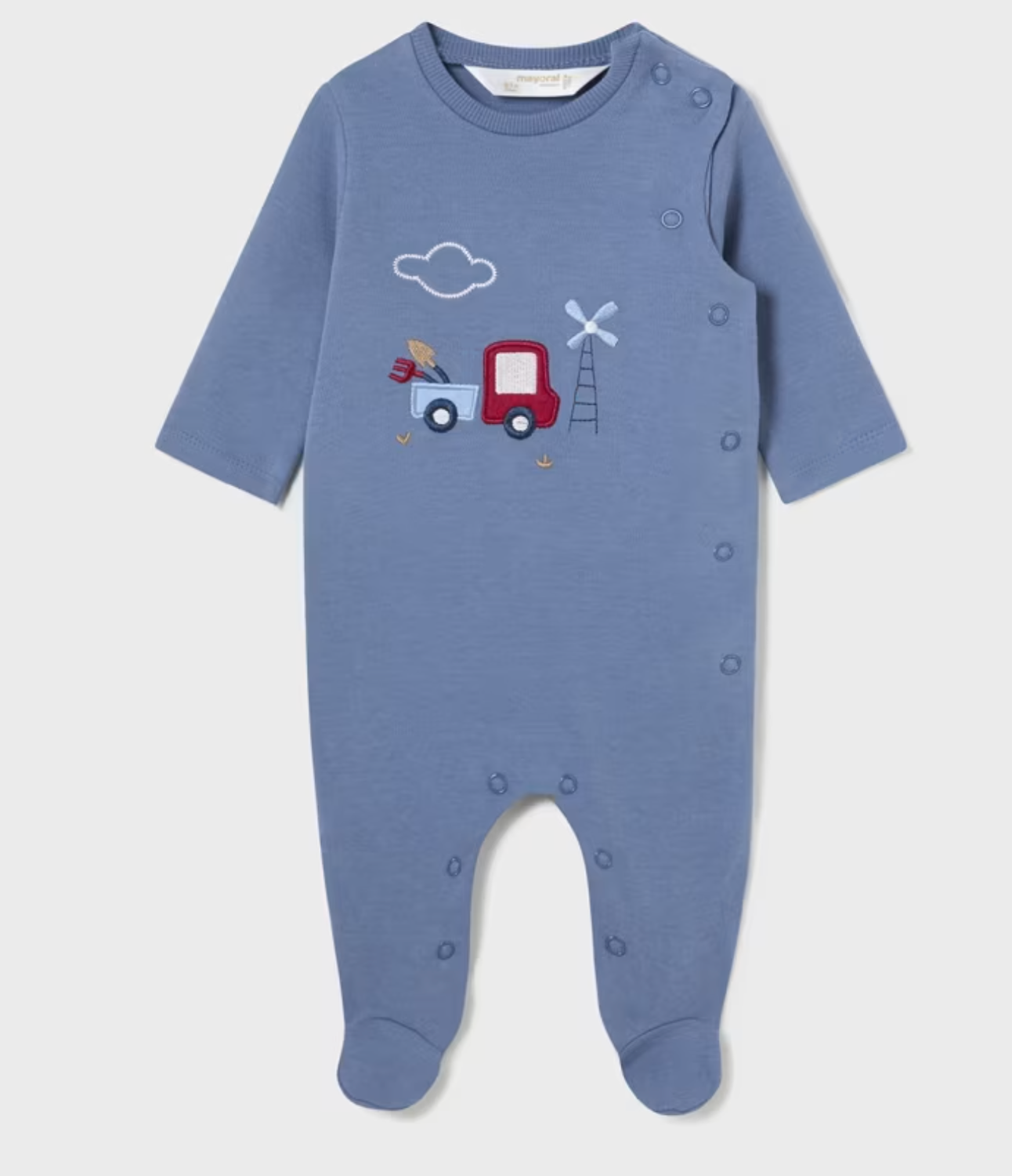 2796 farm time footie blue