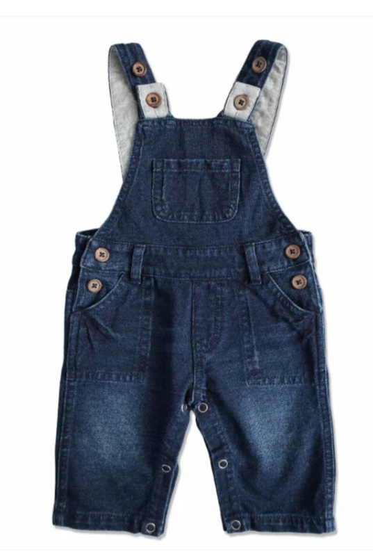 HB362 Indigo Jersey Overalls