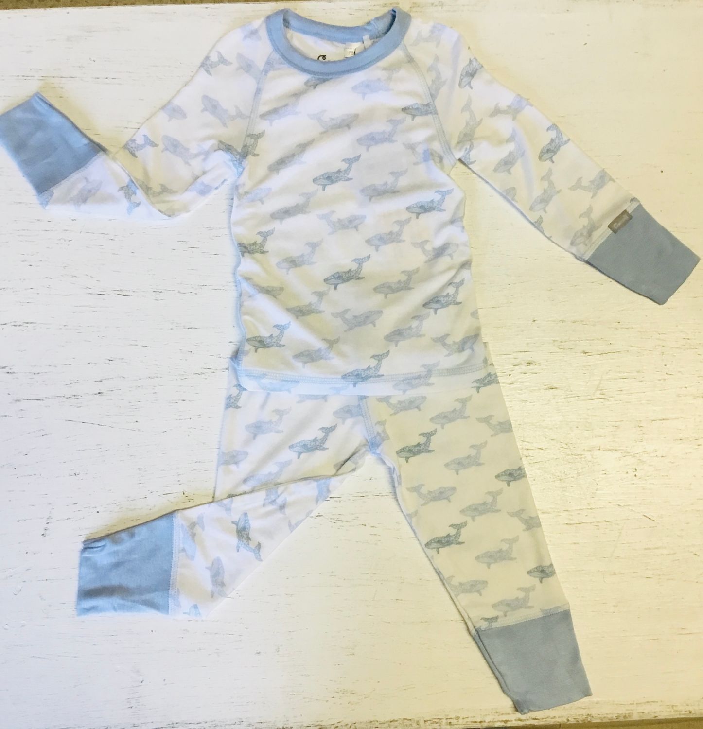 Coccoli Whale Infant Pajamas