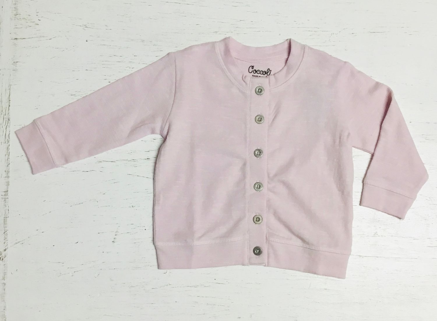 Coccoli Pink Cotton Cardigan