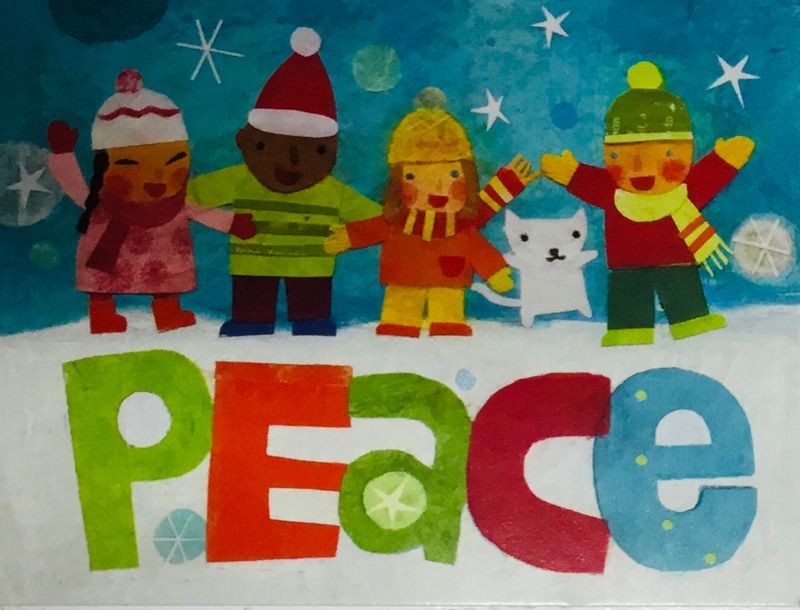 Peace Holiday Gift Enclosure Card