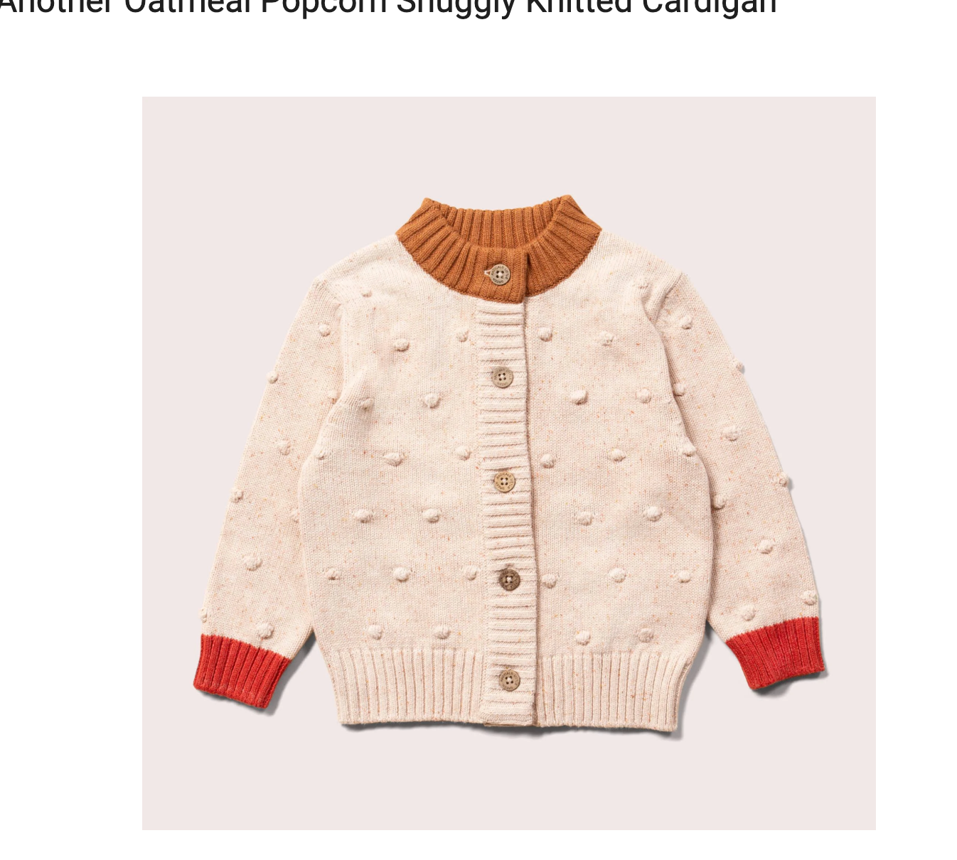 From one to another oatmeal popcorn cardigan