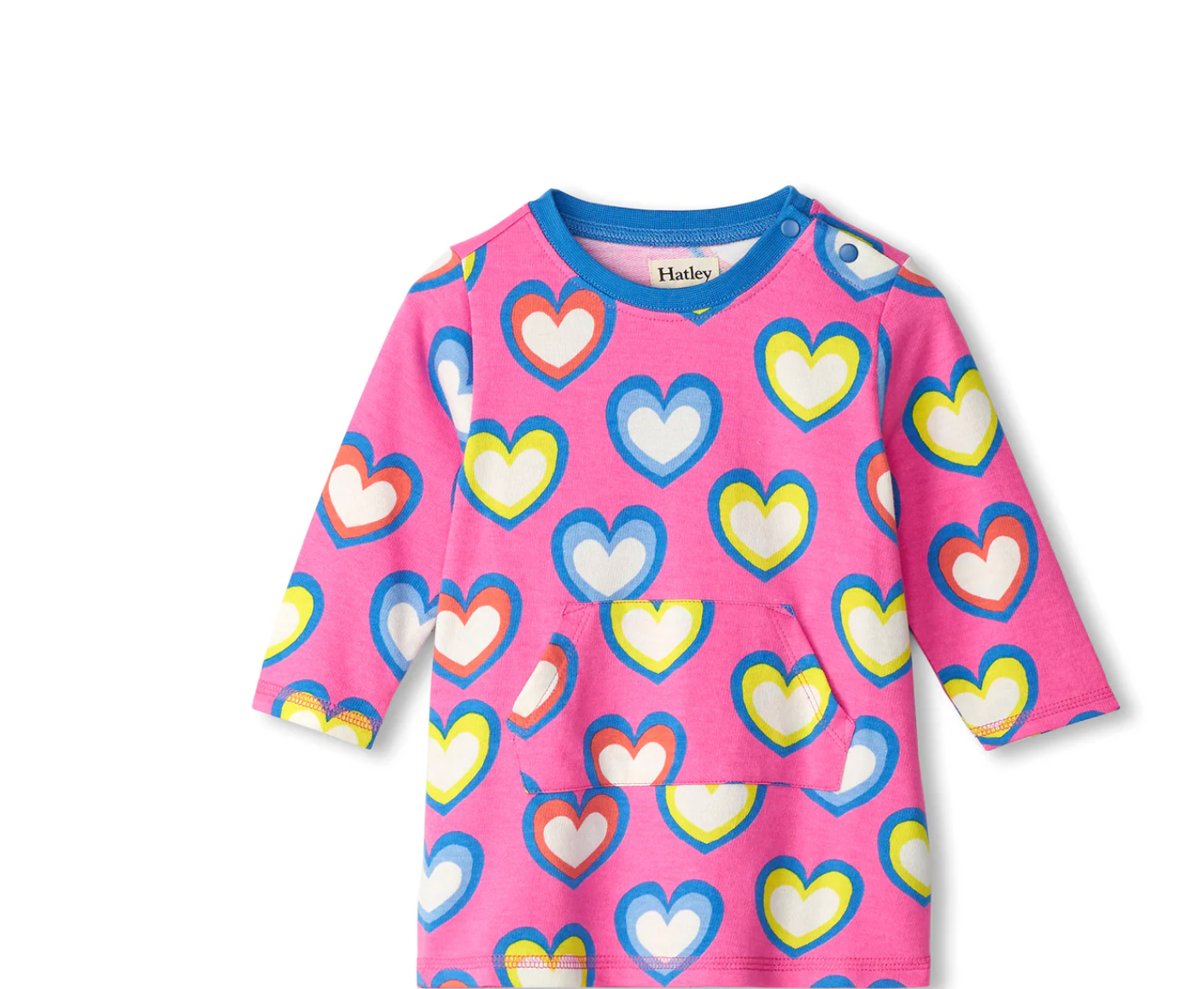 Big Groovy Hearts Terry Dress