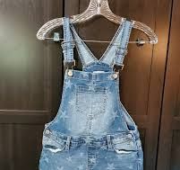 Medium Wash Blue Star Denim Overall