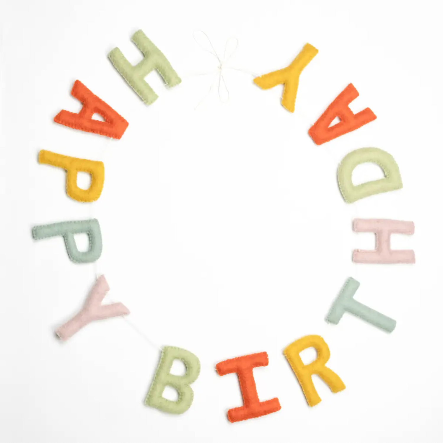 Happy Birthday Felt Garland