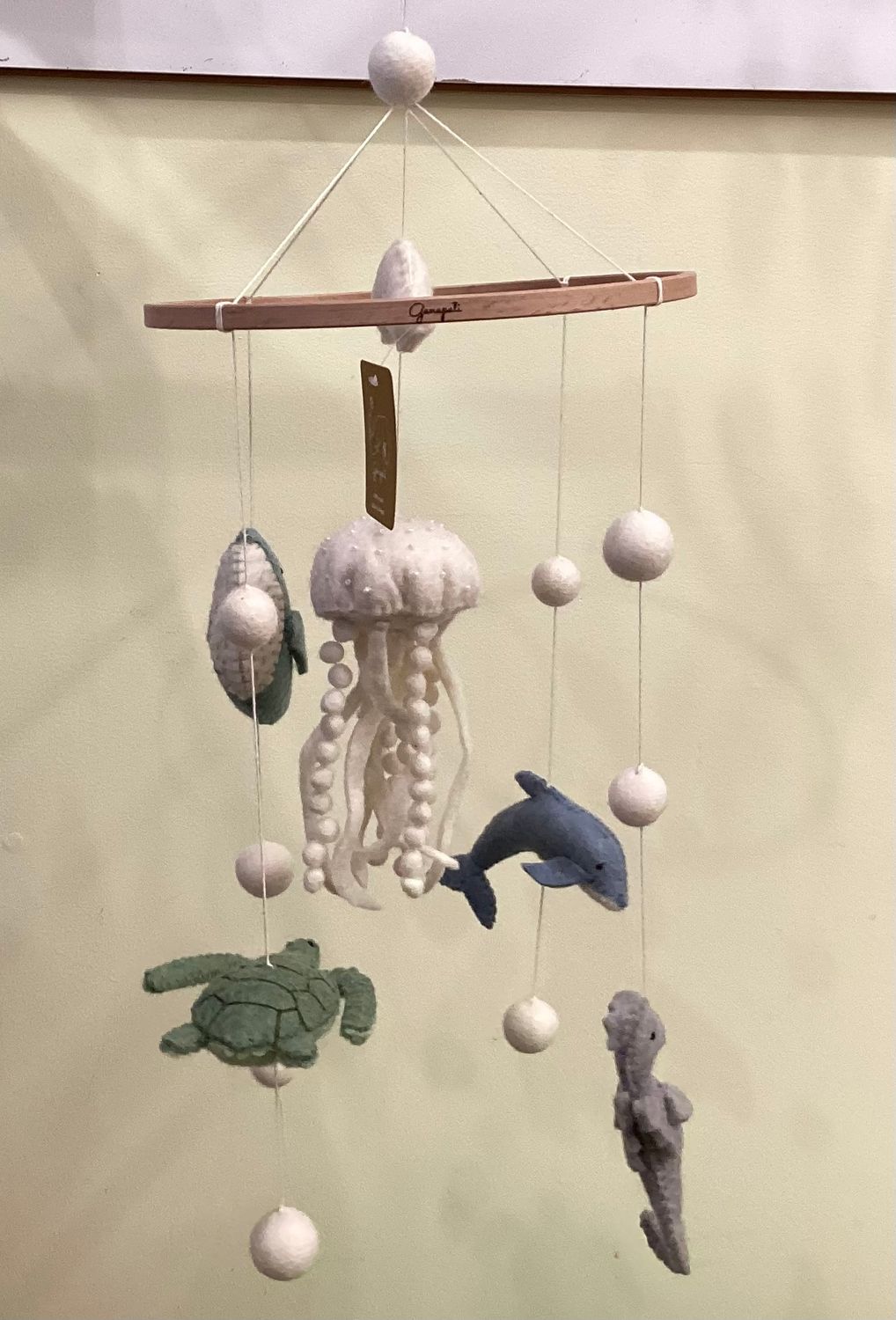 Ganapati Felted Mobile Jellyfish