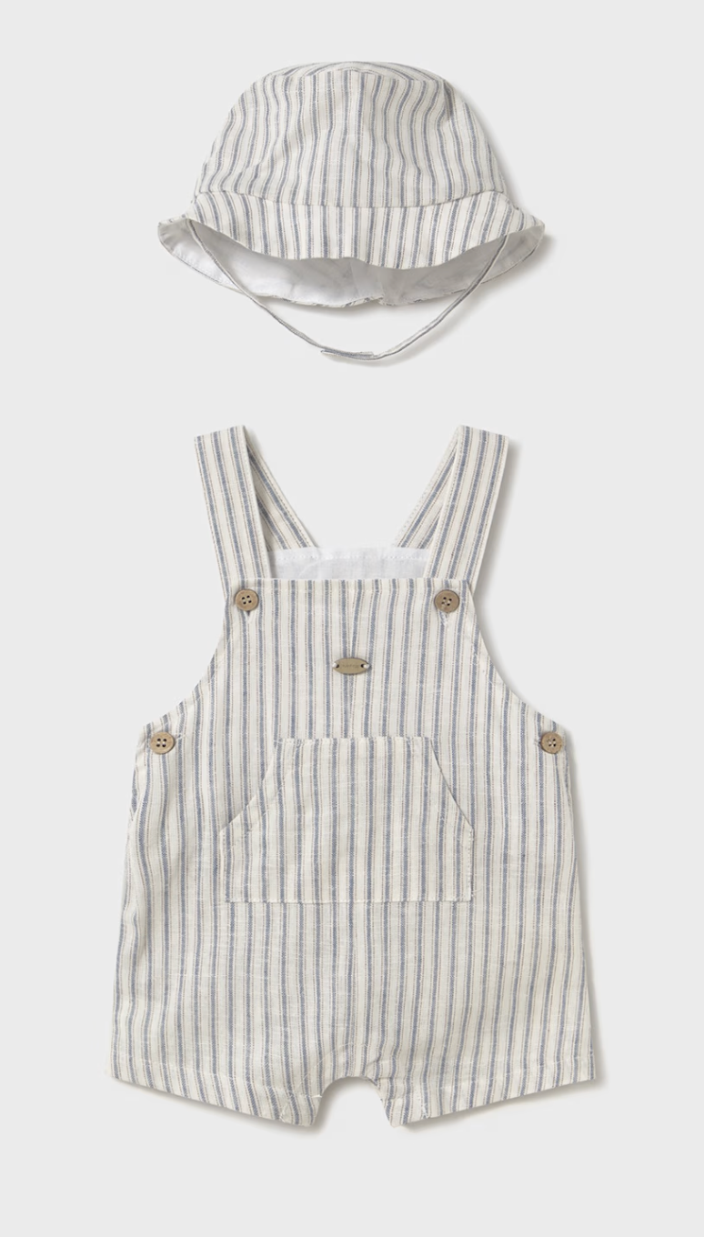 1601 Printed Romper with Hat