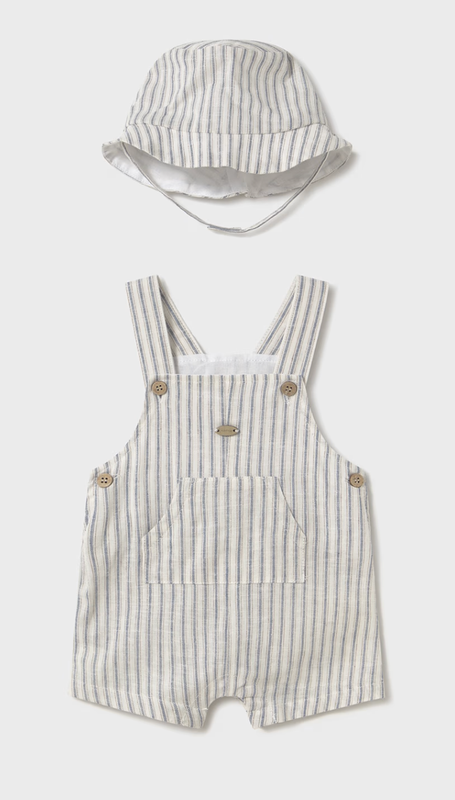 1601 Printed Romper with Hat