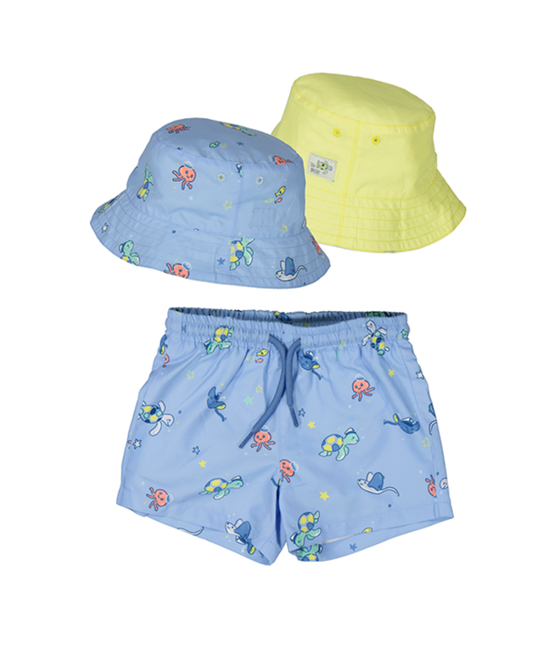 1646 swim shorts with bucket hat set