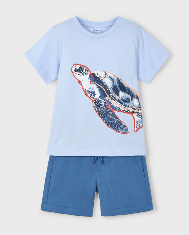 3609 turtle tee &amp; short set