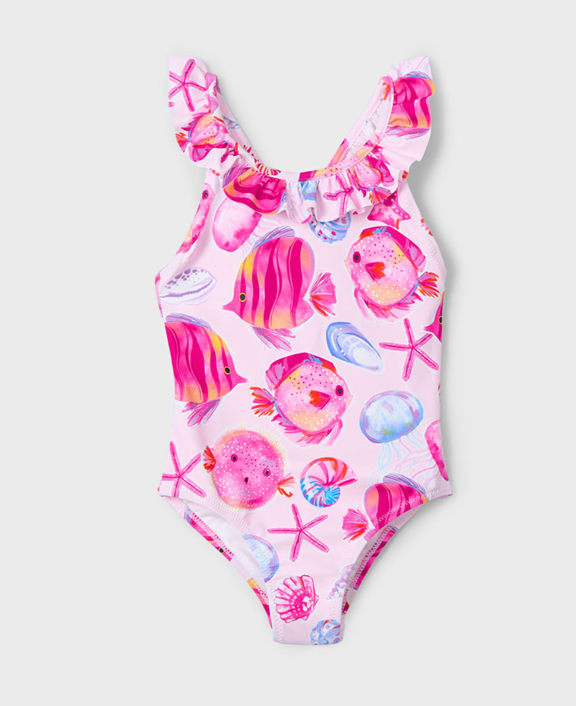 3719 fuchsia fish swimsuit 
