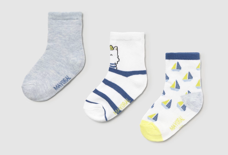 10870 3pk print socks