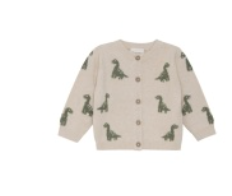 dino knit cardigan