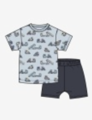 Trucks s/s tee &amp; short set 