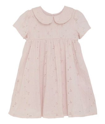 Anglaise peter pan collar dress in lotus