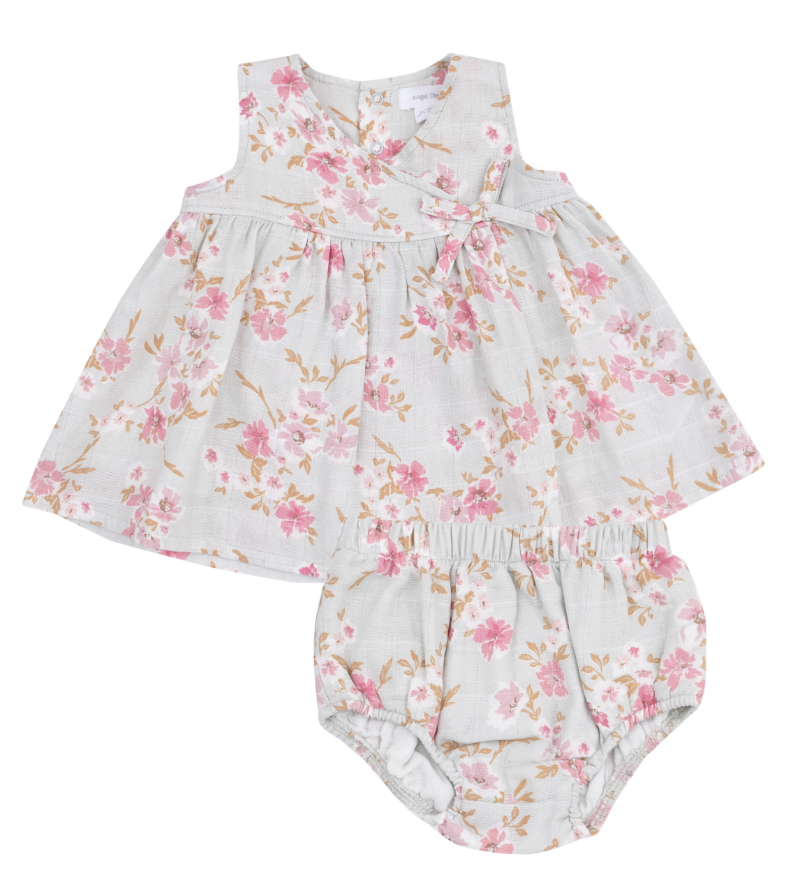 pink phlox floral kimono dress &amp; bloomer