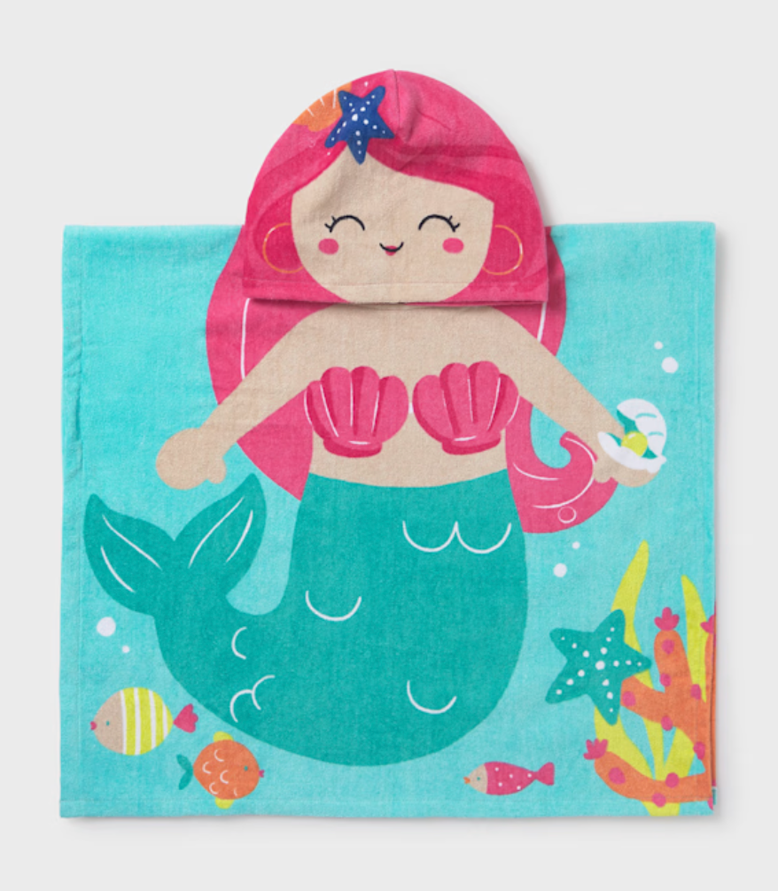 9919 Mermaid Hooded Towel