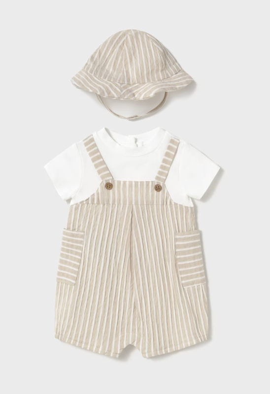 1602 Short Romper w/Hat