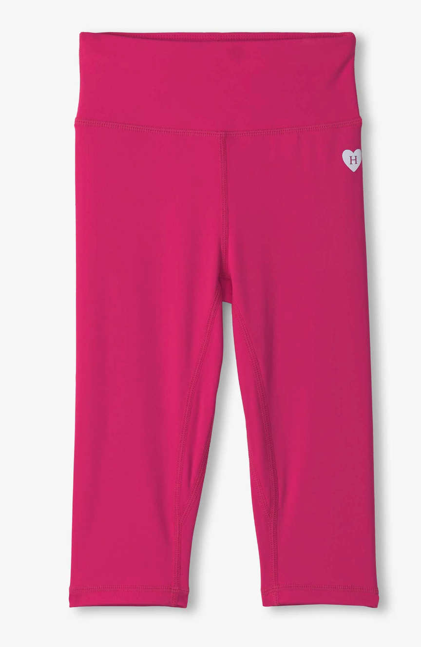 pink yarrow active capris