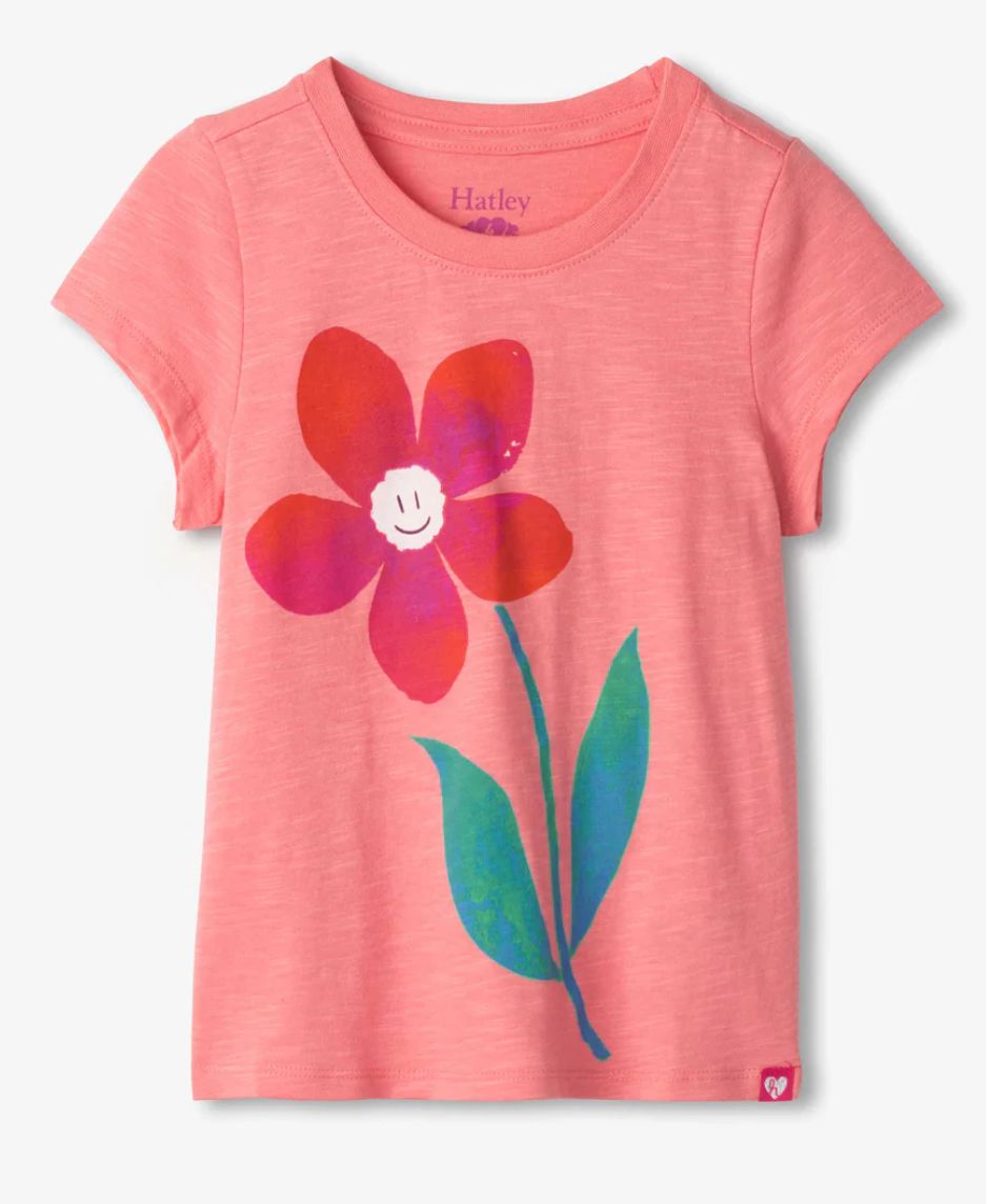 Pink Daisy graphic s/s tee