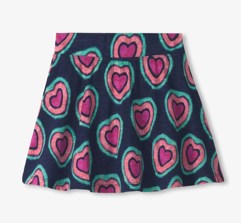 Glowing Hearts Floaty Skort
