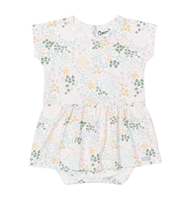 KM5841 Print Skirted Body Suit