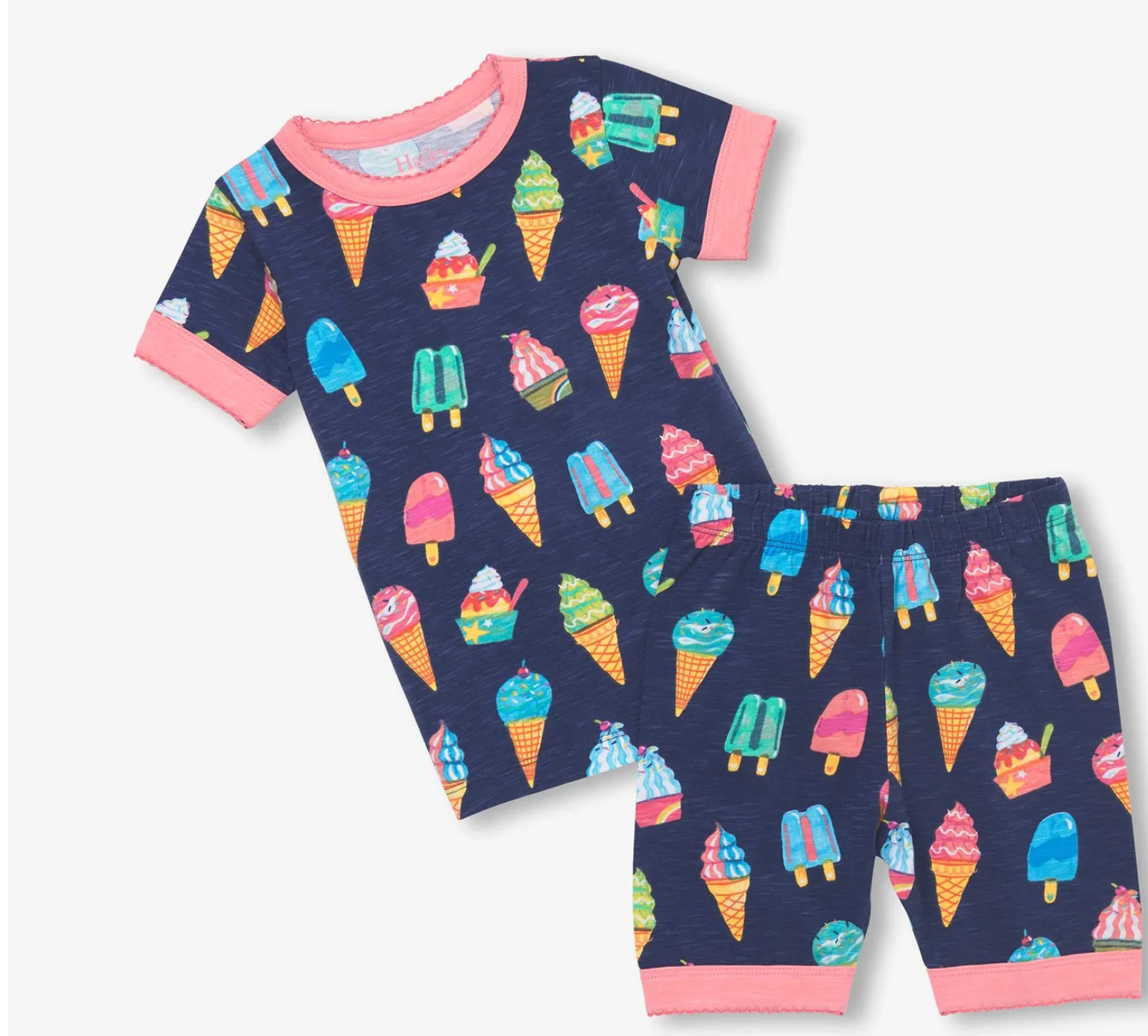 Ice Cream Treats Short Pajama Set