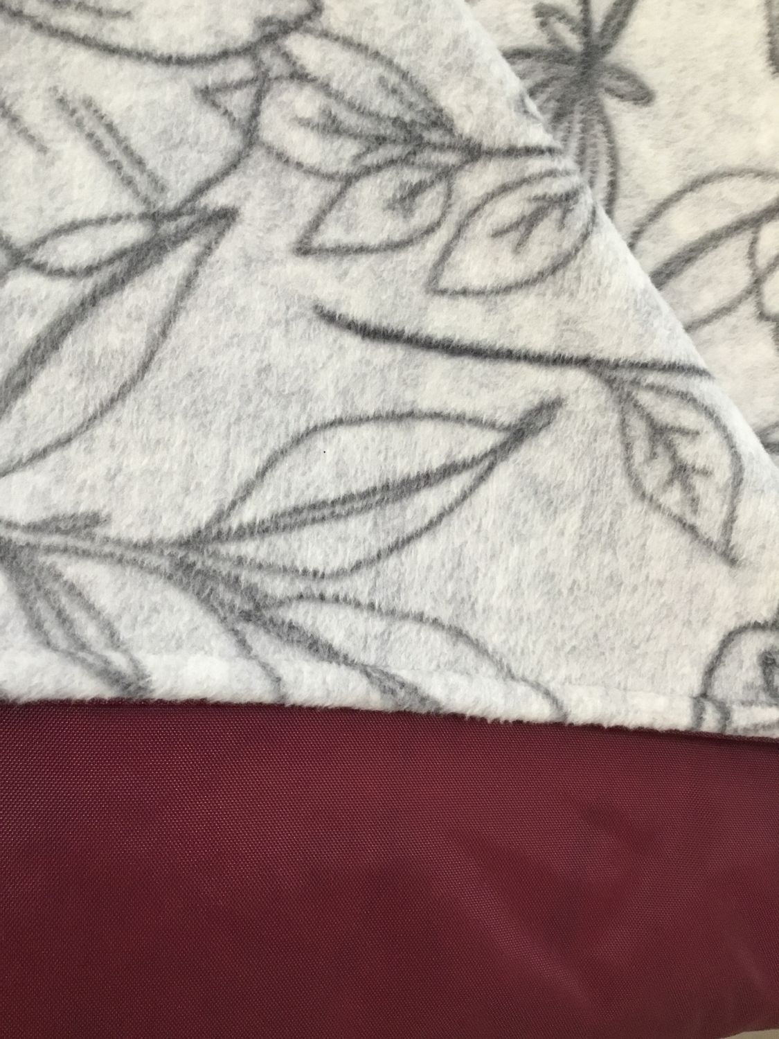 MROB gray floral  Family size