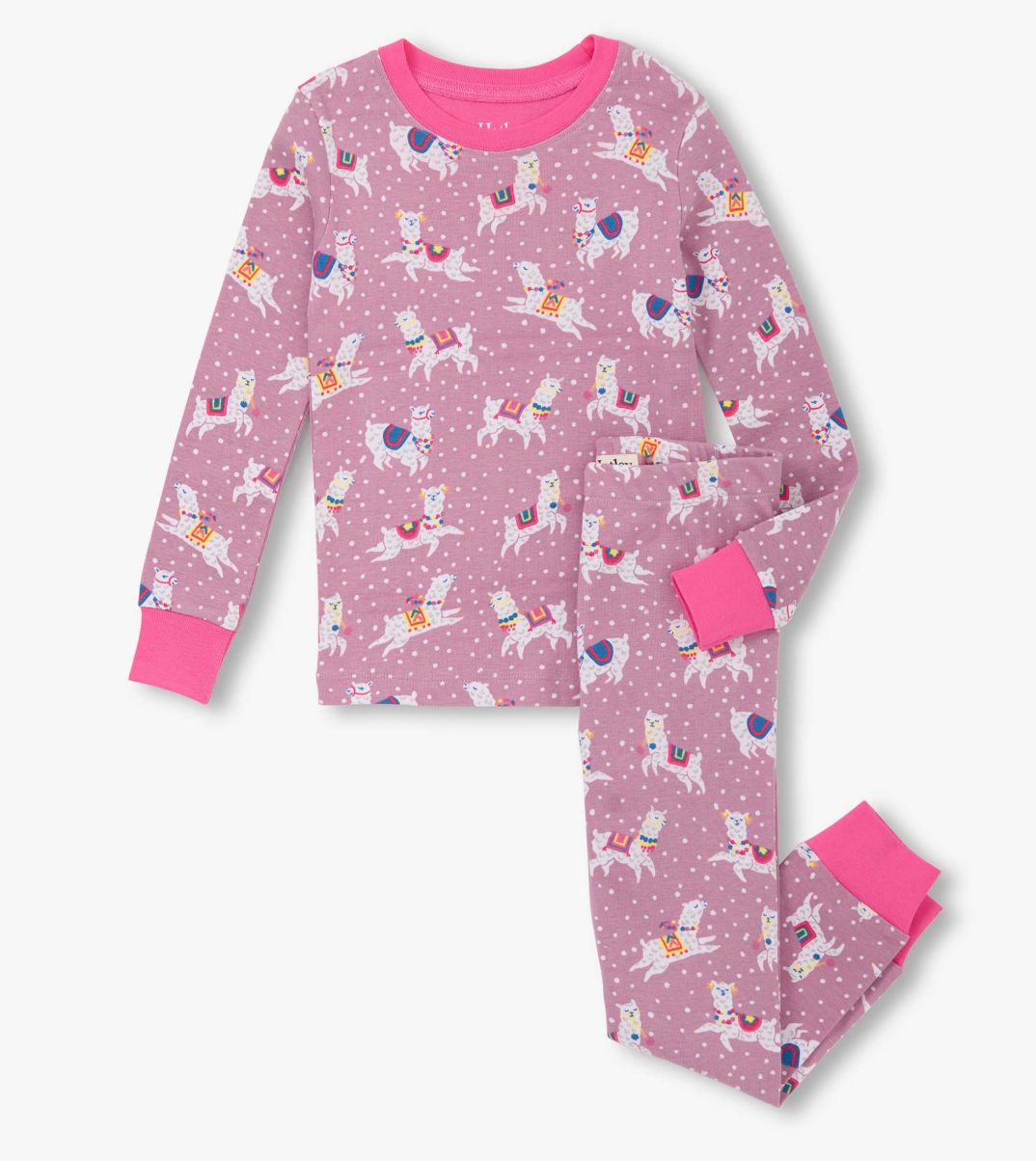 Dancing Alpacas cotton pajama set