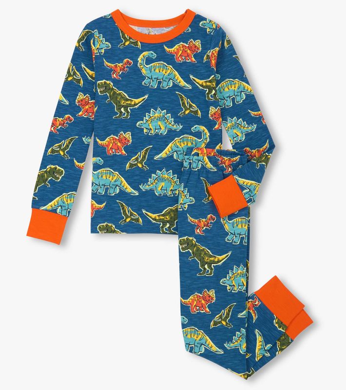 Dino Roar Stretch Cotton pajamas