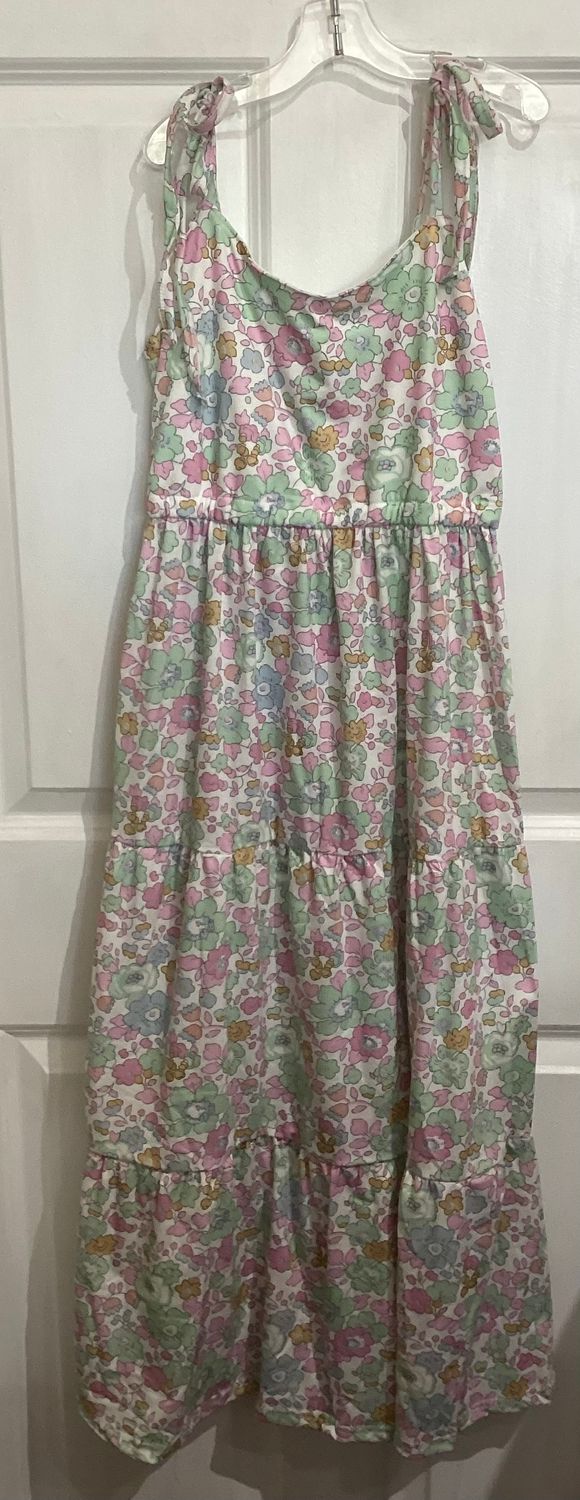 Mint Pink Floral Dress for Mom