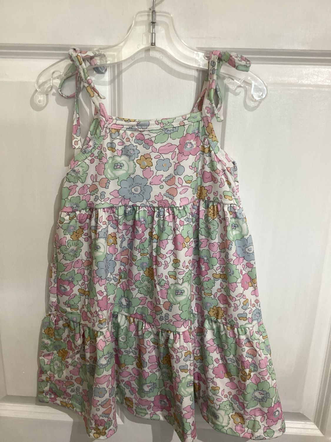 Mint Pink Floral Dress