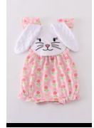 Pink Floral Bunny Dress