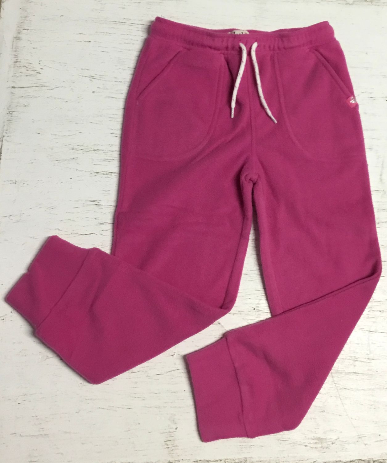 Raspberry Rose Polar Fleece Joggers