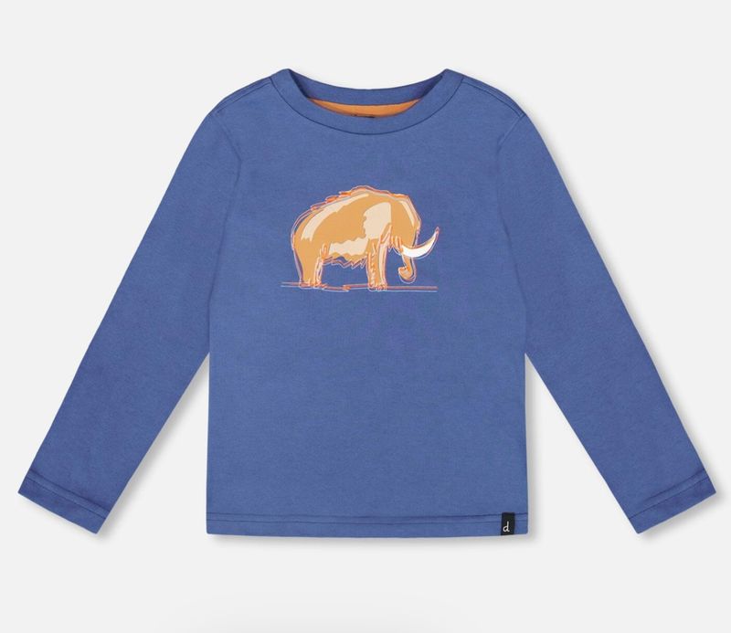 H20S65 Organic Mammoth L/S tee in true navy