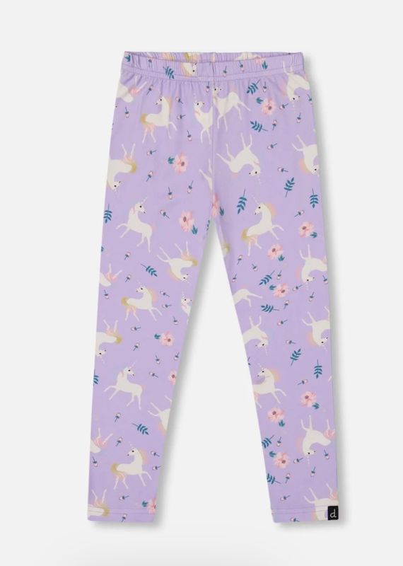 H20Z60 Unicorn stretch leggings in lilac