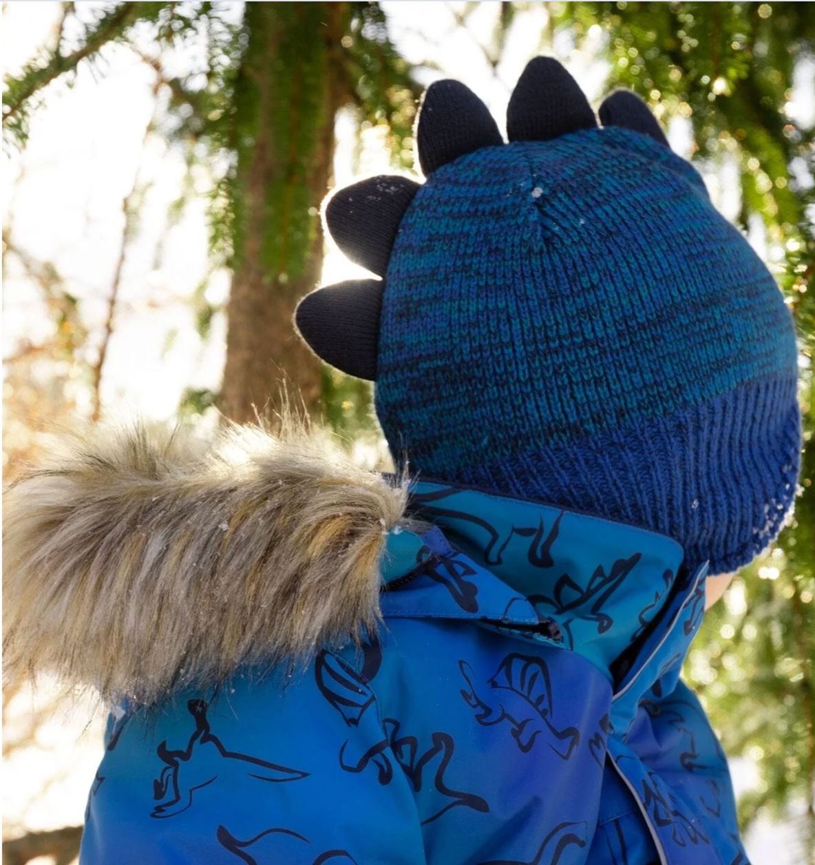 H10Z58 Blue Dinos Hat