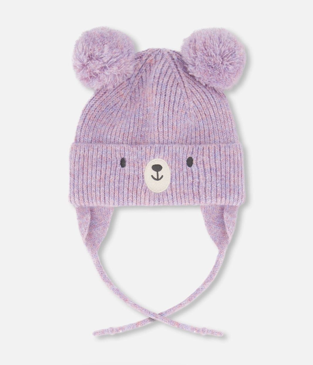 H10ZA05 Wisteria Infant Hat w/ Ear Flaps &amp; Pom Pom