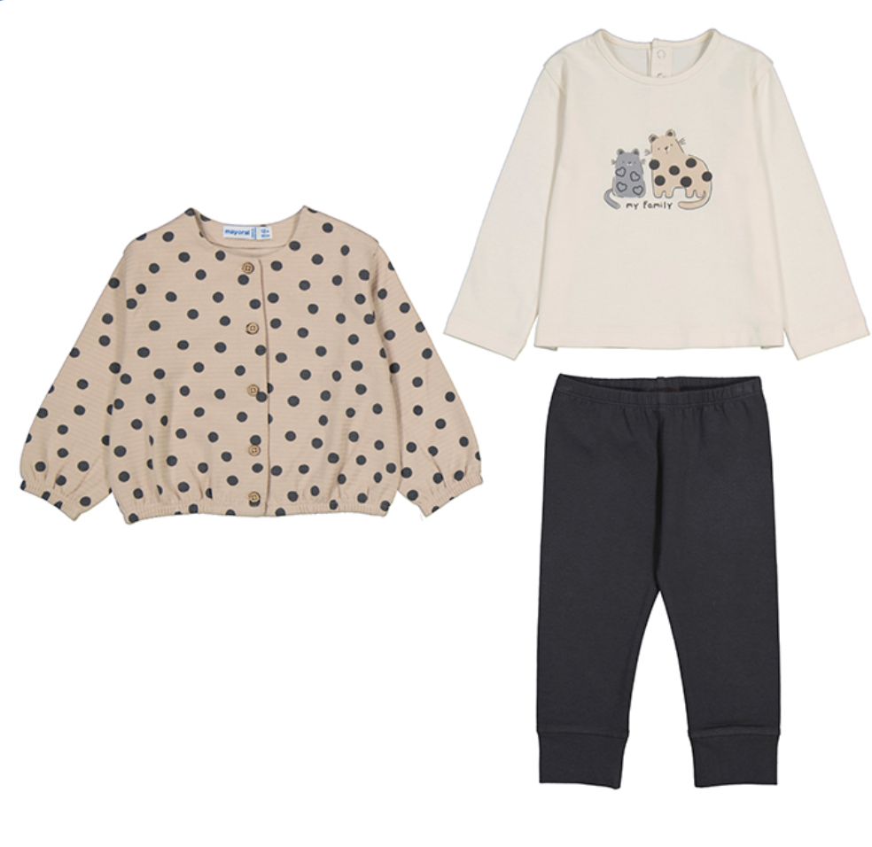 743 3 piece cardigan set