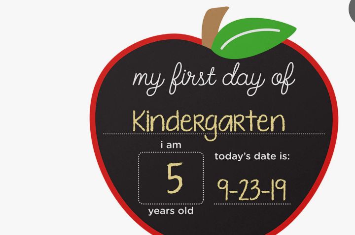 First &amp; Last Day Double sided Chalkboard