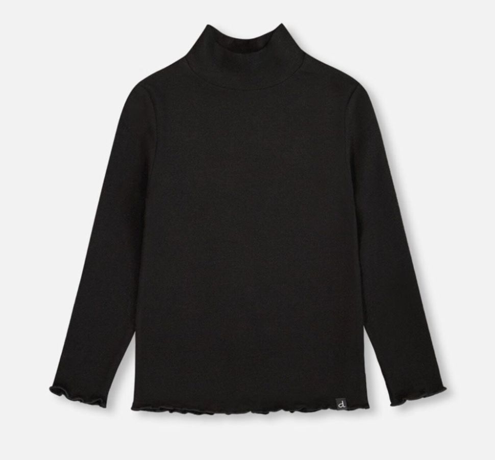 F20YG71 Brushed mock neck L/S top