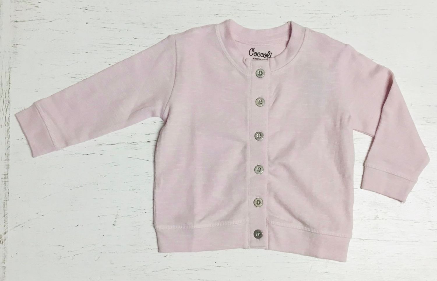 Coccoli Pink Cotton Cardigan