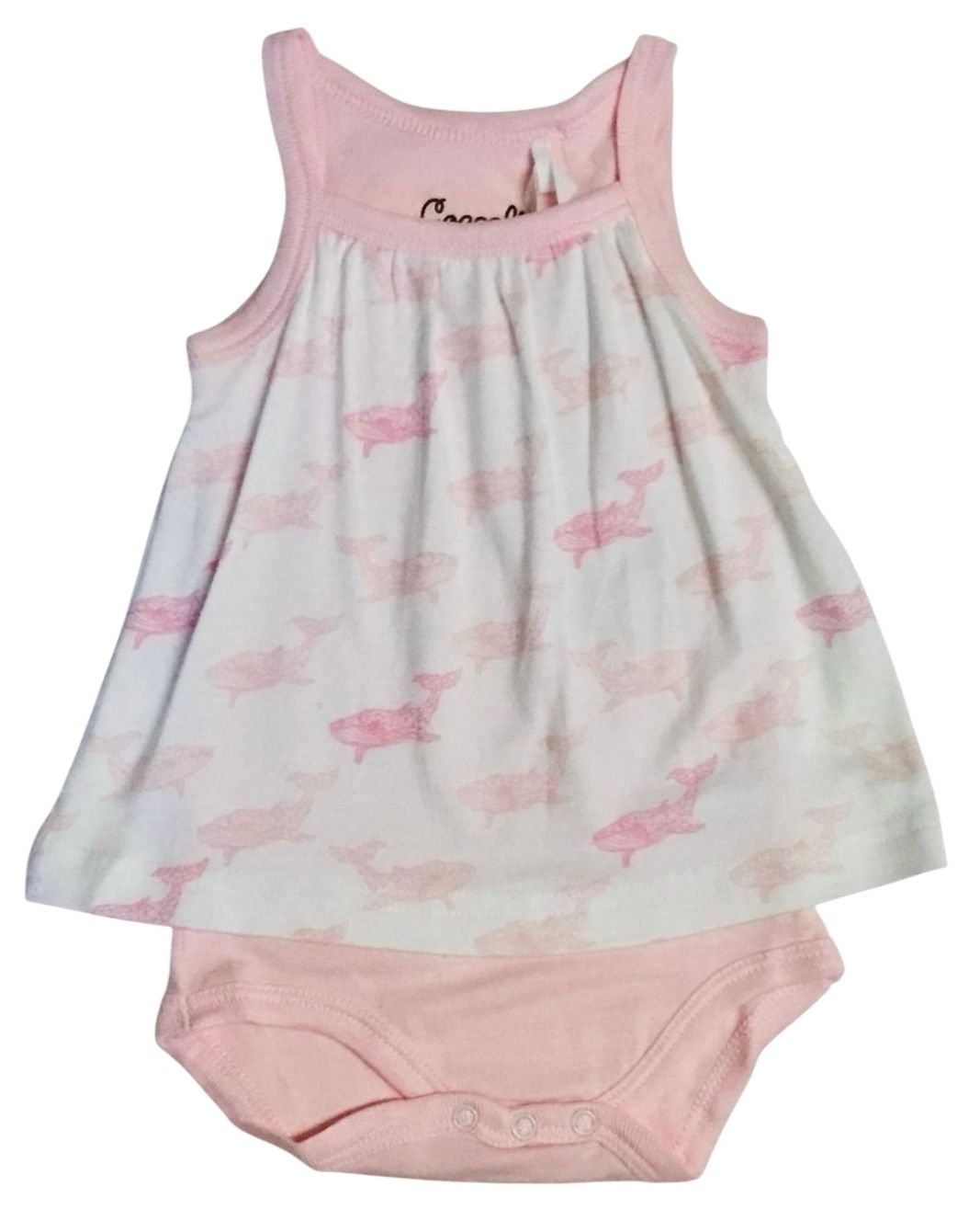 Coccoli Whale Skirted Romper