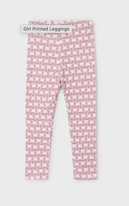 4716 Pink Floral Legging