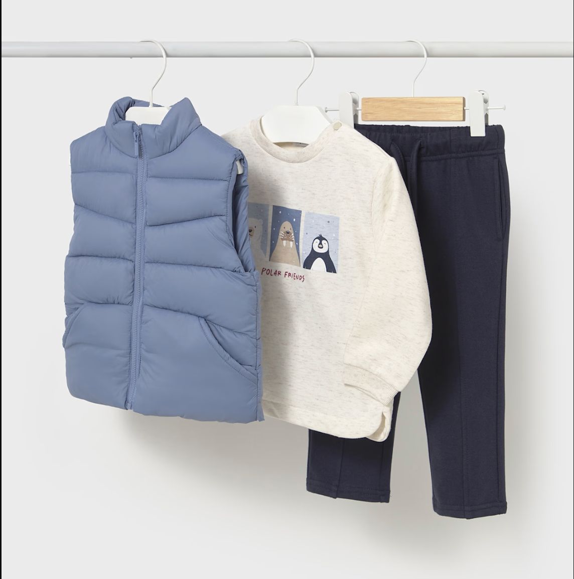 2649 Pullover Vest Pants Set