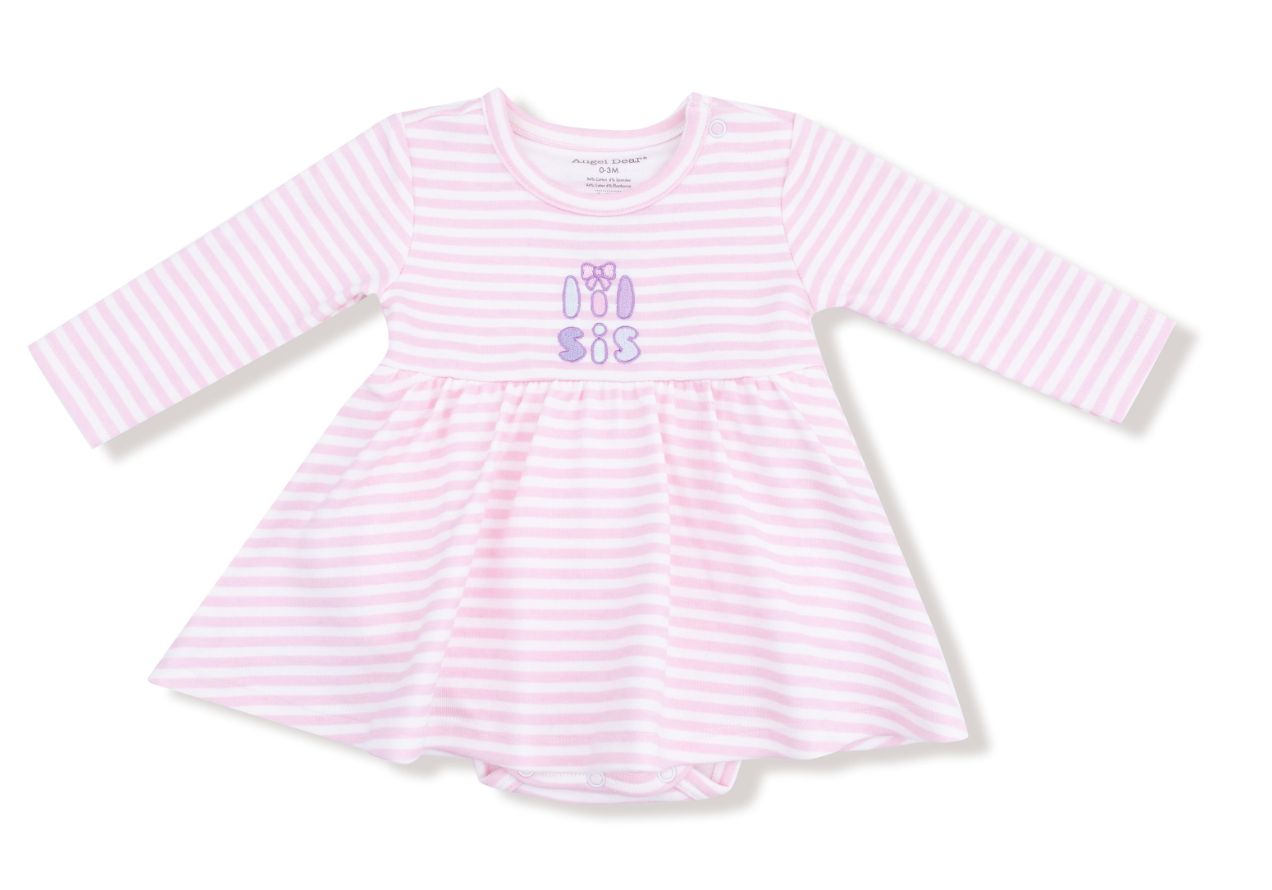 Angel Dear lil sis L/S skirted bodysuit