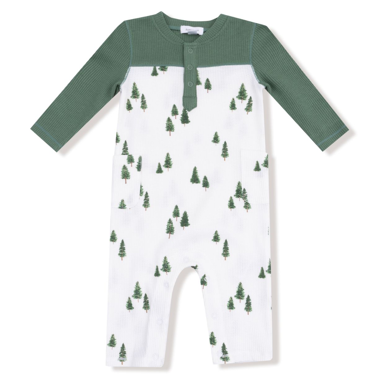 Romper w/contrast sleeve Angel Dear